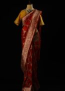 Red Bridal Banarsi Saree