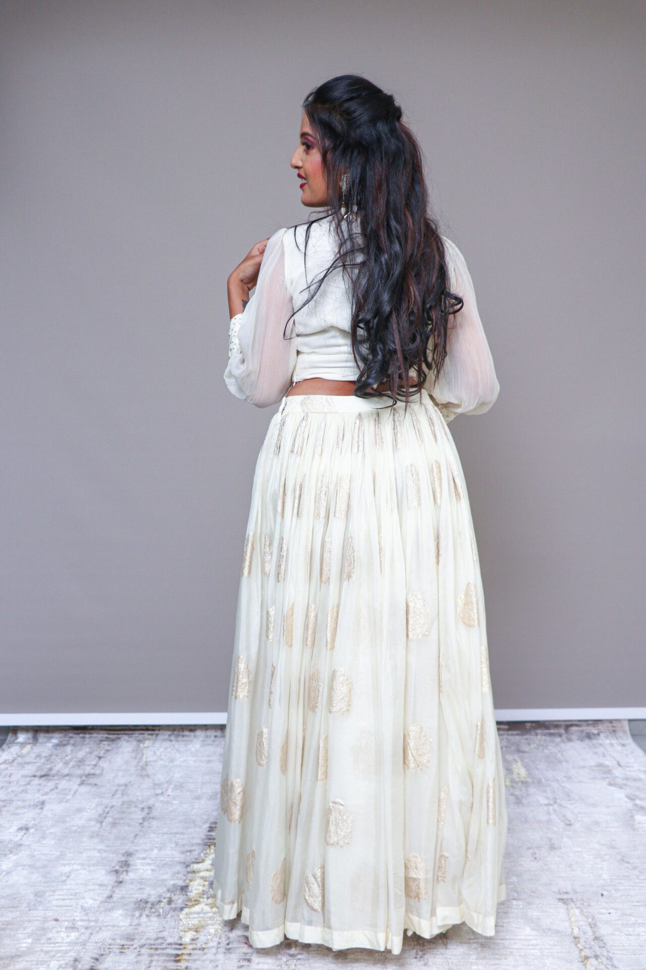 White crop top