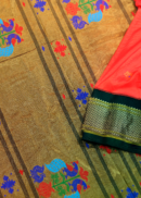 Red Kalanjali Paithani