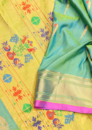 Peacock Green Kalanjali Paithani