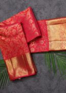 Reddish Pink Kanjivaram Saree