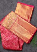 Hot Pink Tansui Kajivaram Saree