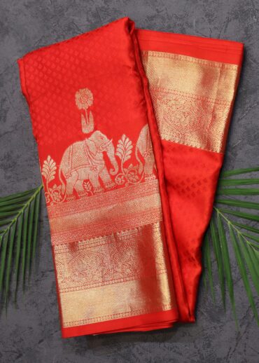 Red Color Kanjivaram Saree