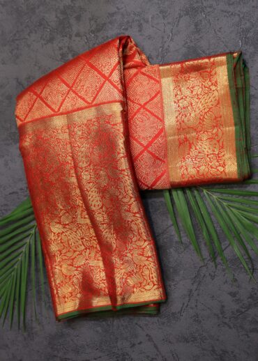 Red Color Kanjivaram Saree