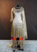 GOLDEN TISSUE SHARARA 