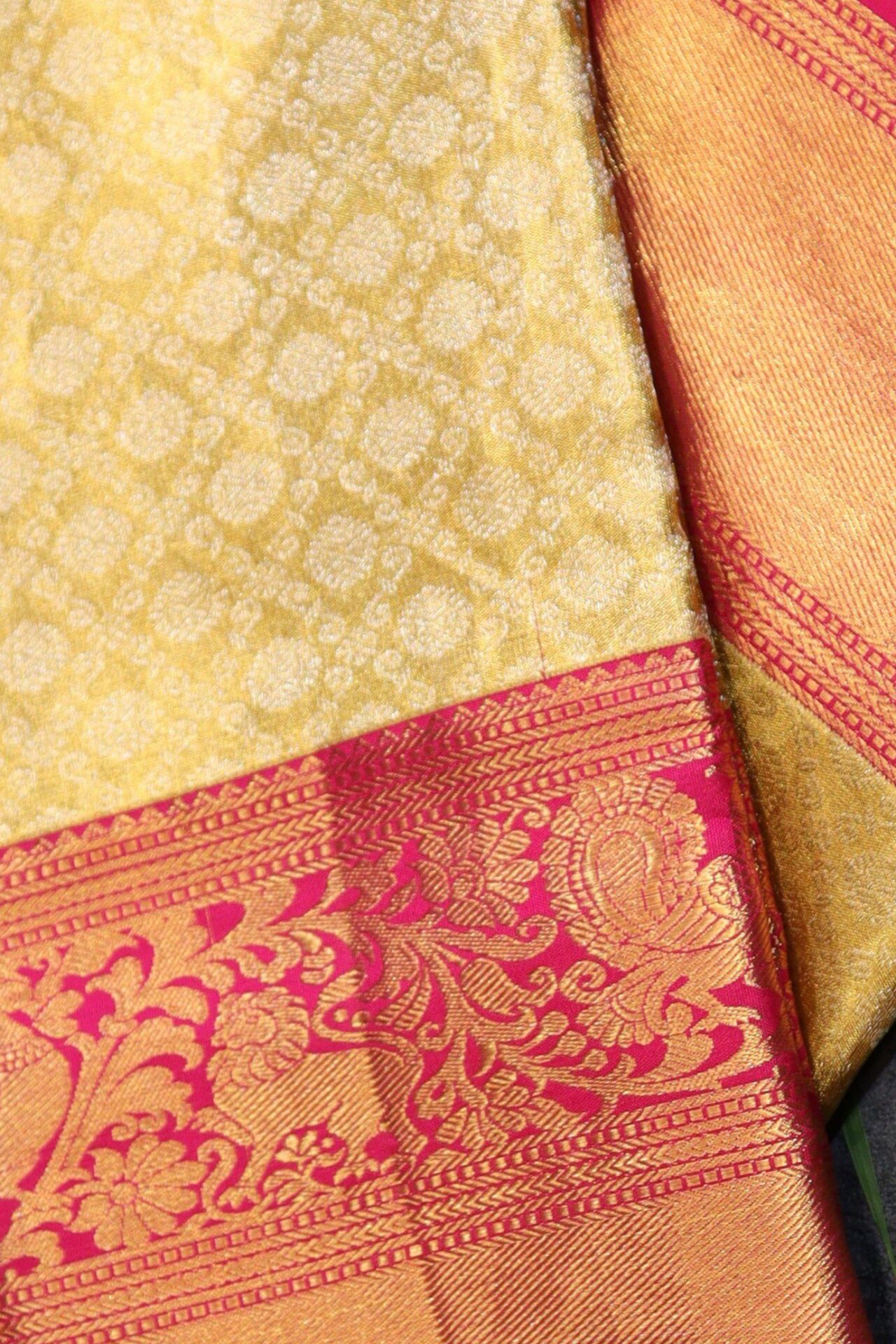 Golden Tissue Kanjivaram Saree
