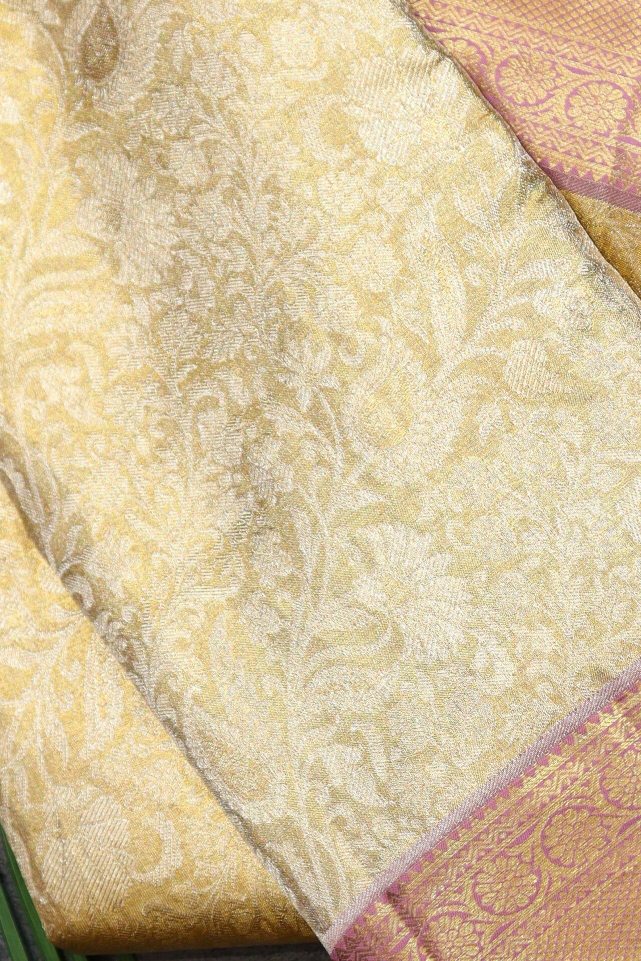 Golden Tissue Kanjivaram Saree