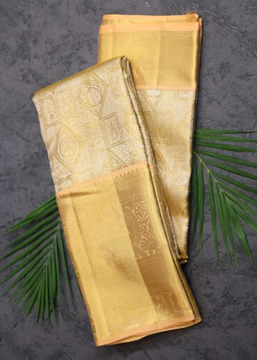 Golden Tissue Kanjivaram Saree