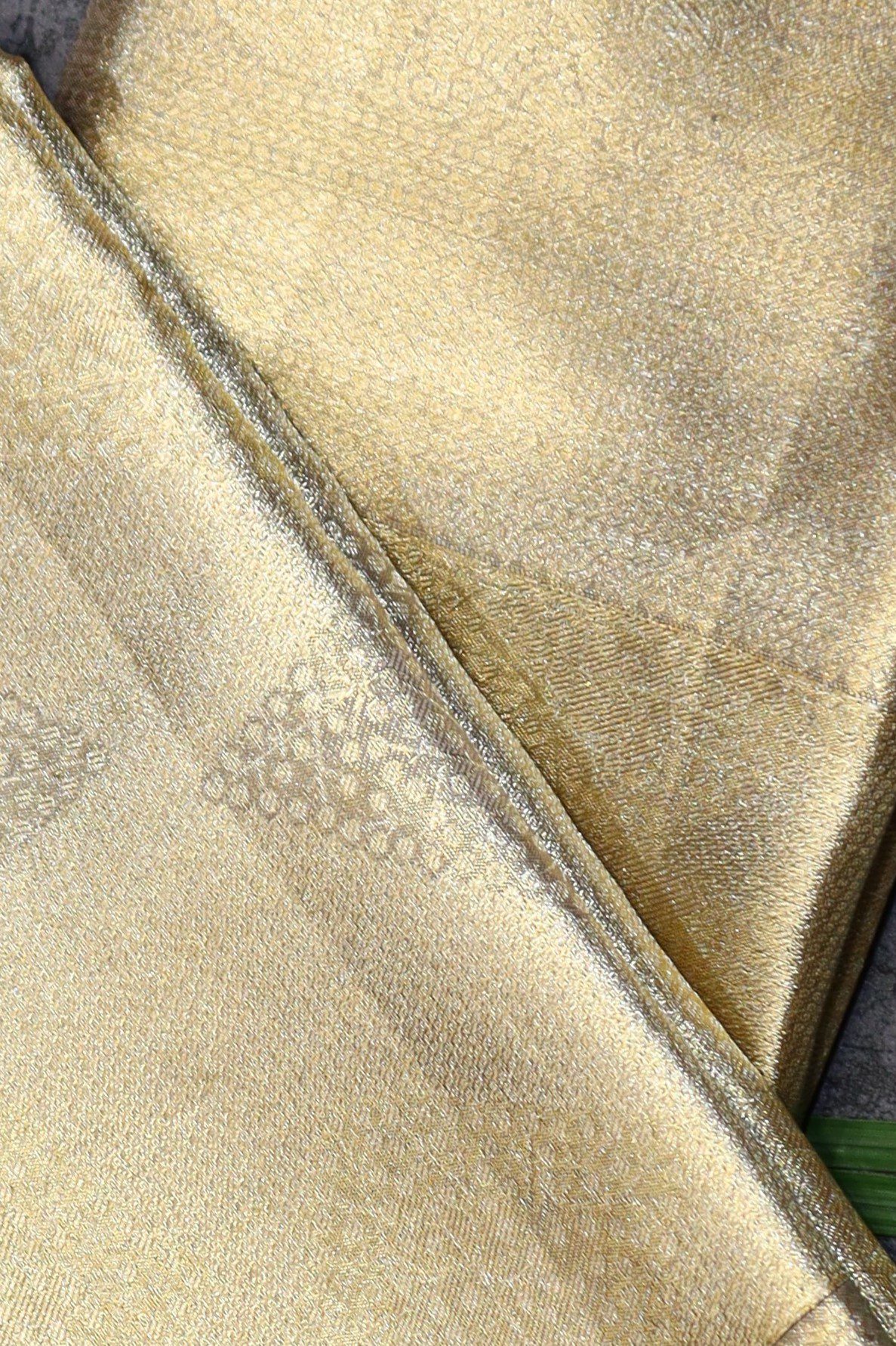 Rust Gold Designer Concept Tissue Kanjivaram Saree