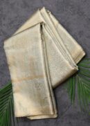 Pastel Pista Color Kanjivaram Saree