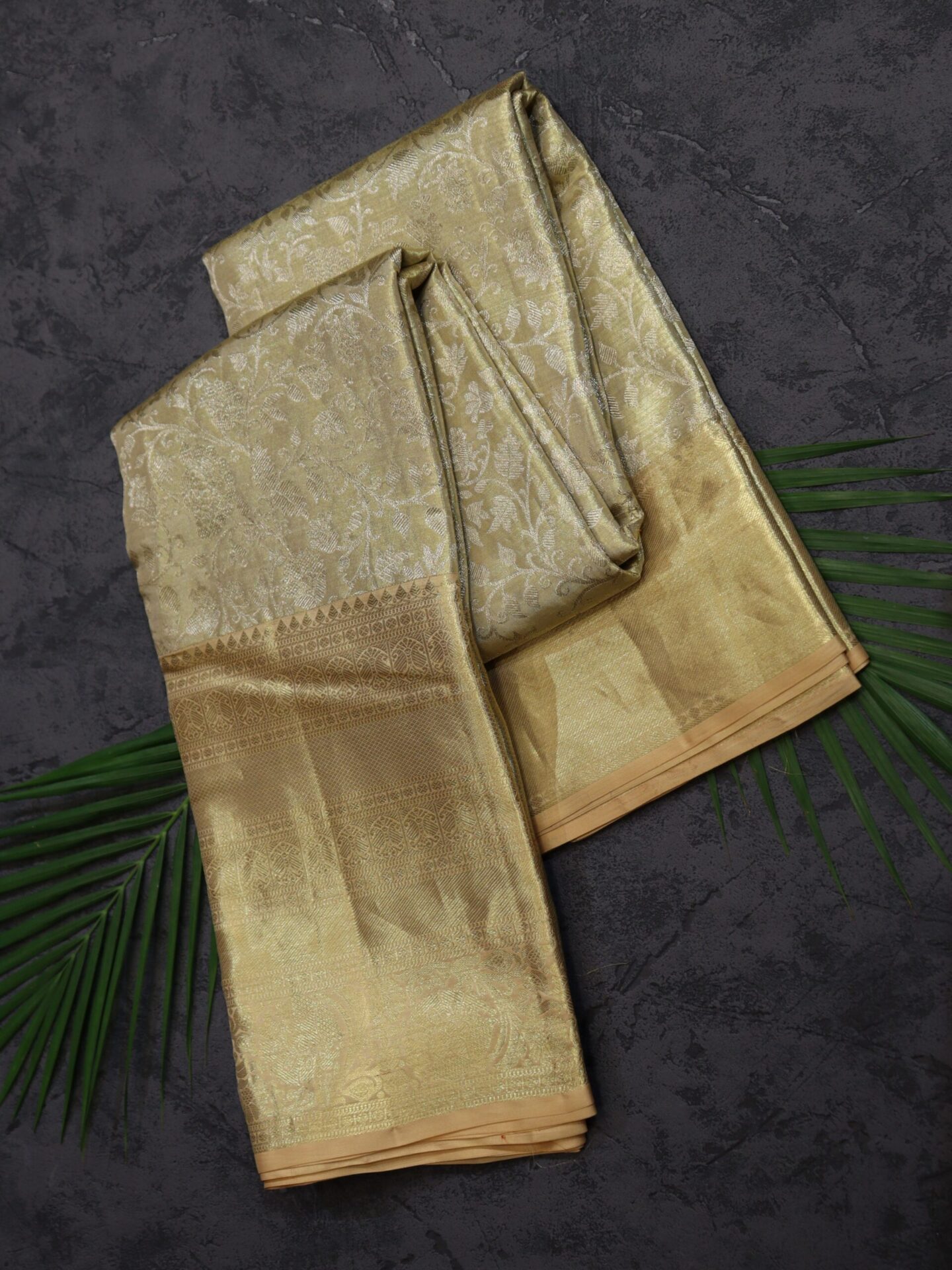 Moti Color Tissue Kanjivaram Saree