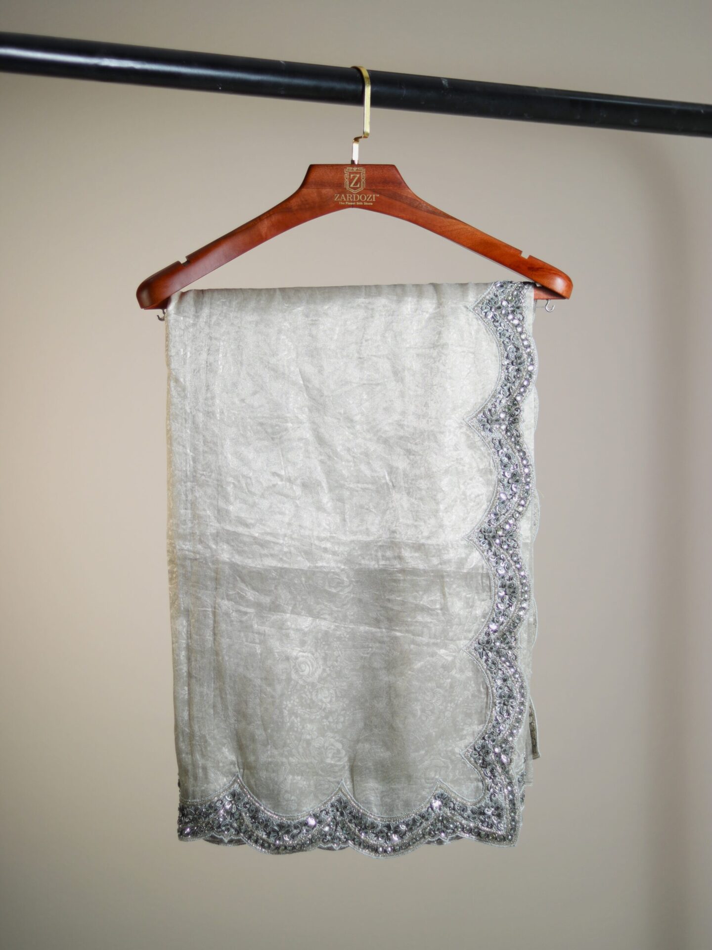 OFF WHITE DESIGNER SAREE