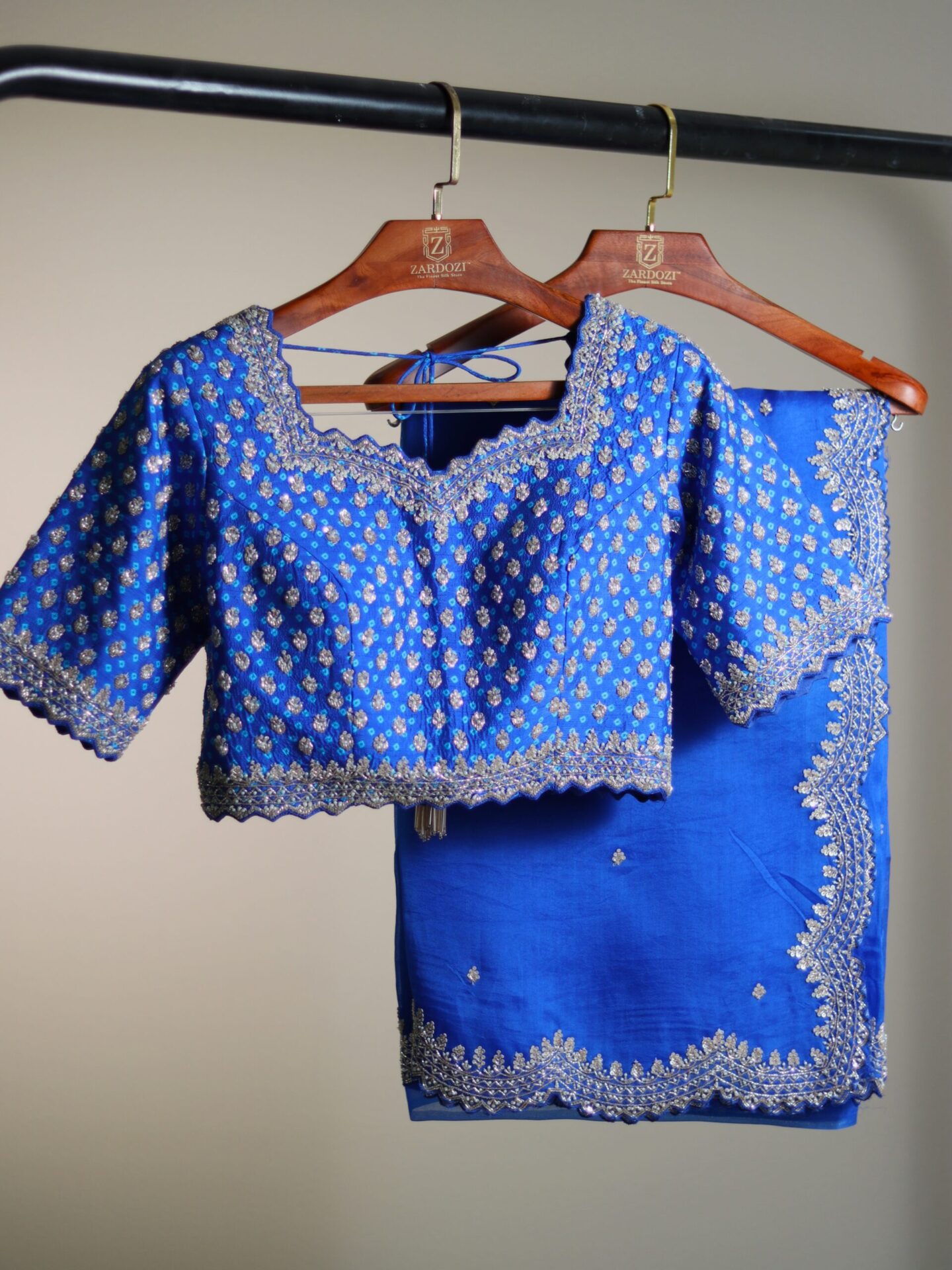 BLUE DESIGNER SAREE