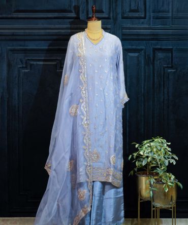 Hazy Blue Suit