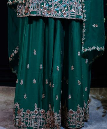 Spring Green Leheriya Suit