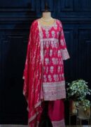 Red Anarkali Suit