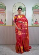 Orange Kanjeevaram Saree