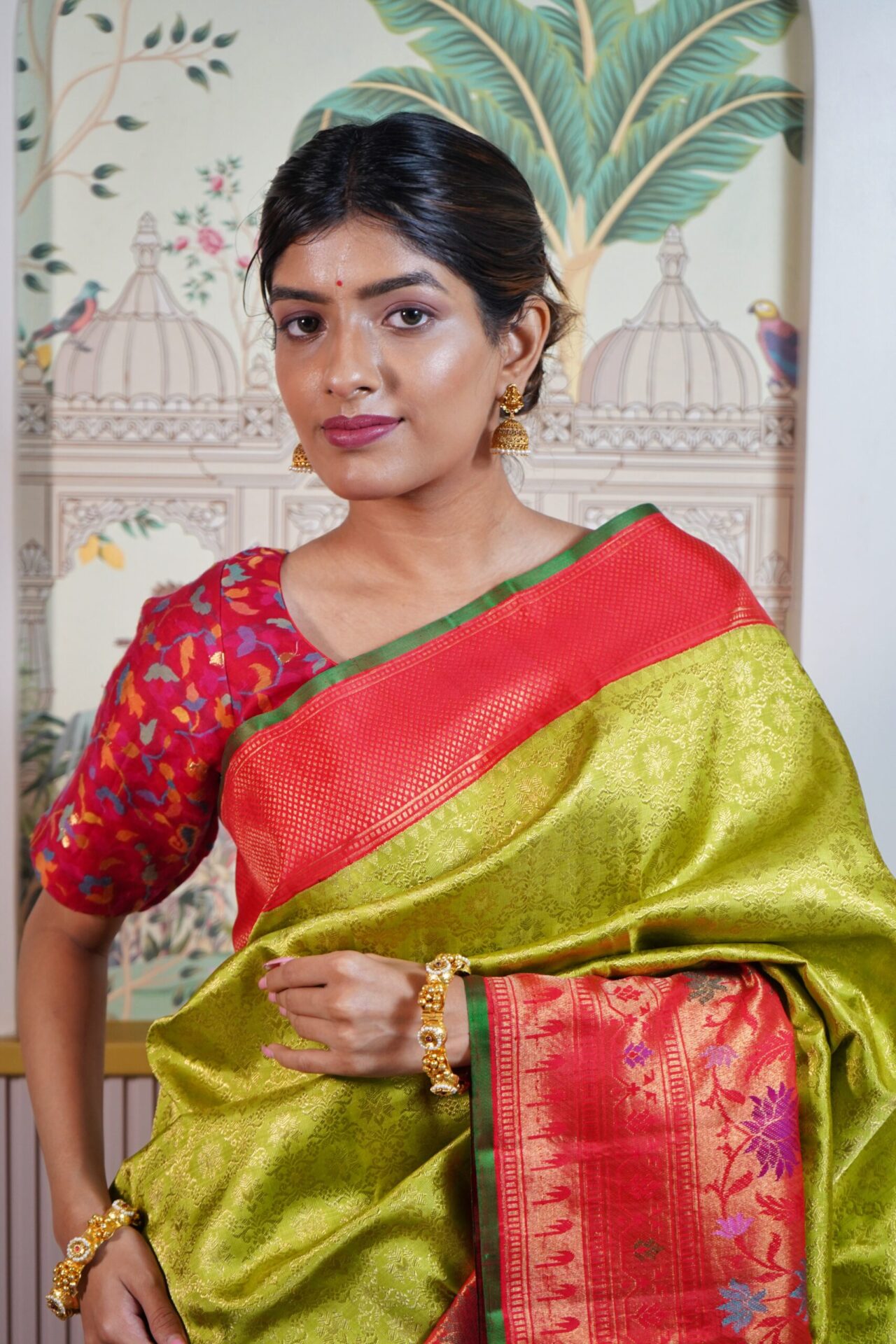 Green Kanjeevaram Saree