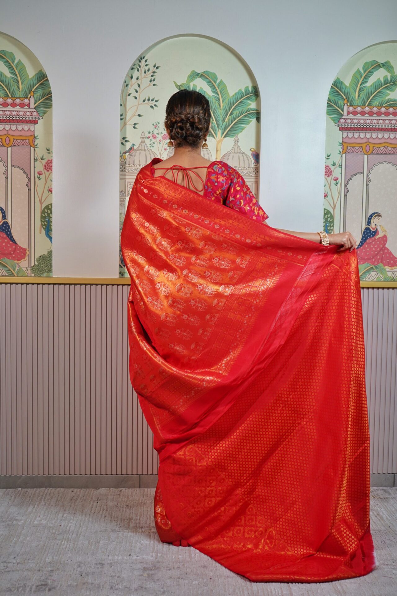White Kanjeevaram Saree