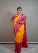 Yellow Kanjeevaram Saree