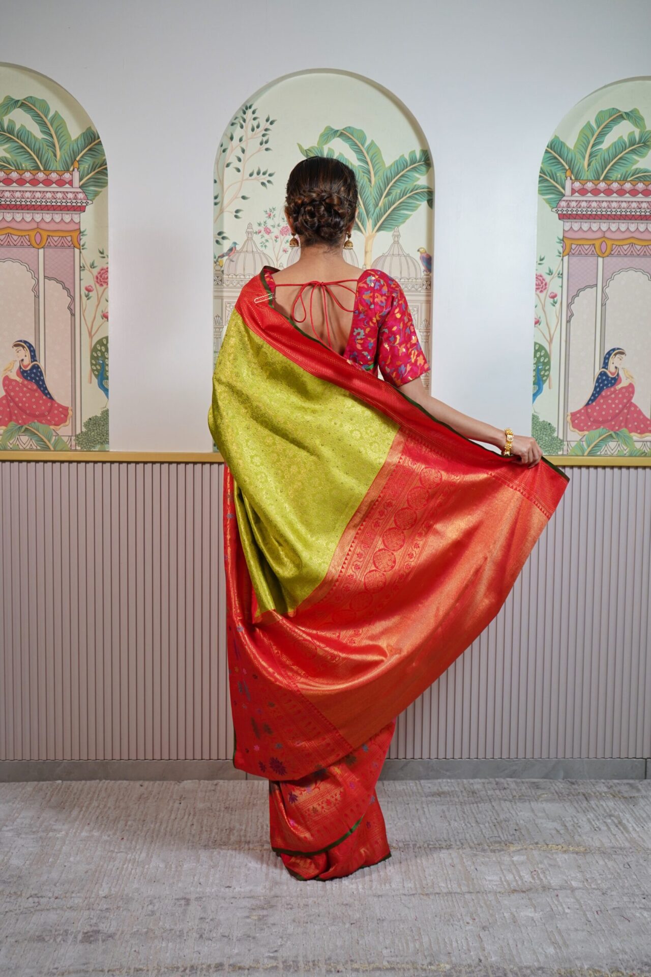 Green Kanjeevaram Saree