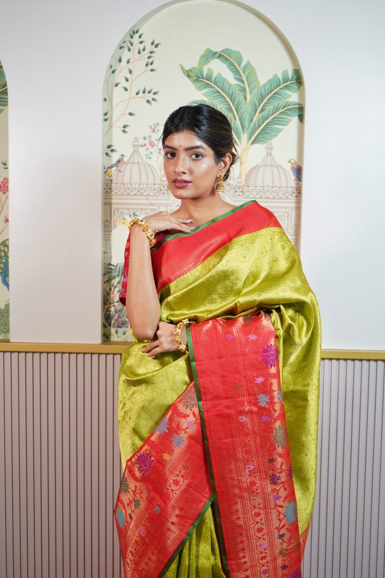 Green Kanjeevaram Saree