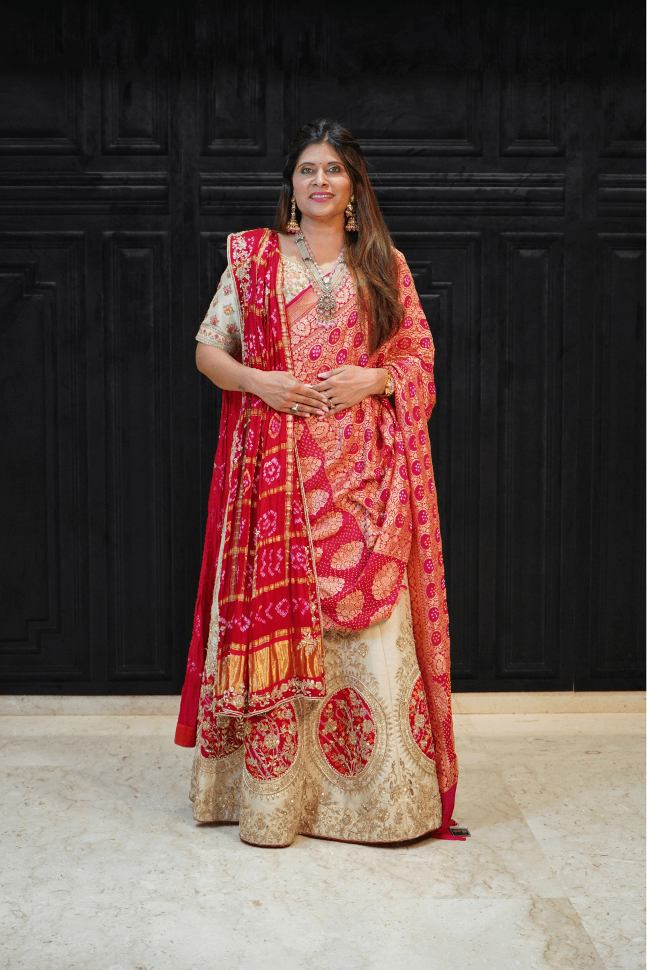 Off White Bridal Lehenga