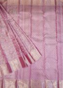 PASTEL PINK KANJIVARAM SAREE