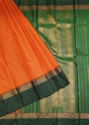 ORANGE KANJIVARAM SAREE
