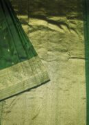 DARK GREEN KANJIVARAM SAREE