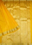 BRIGHT YELLOW KANJIVARAM SAREE
