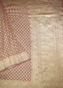 LIGHT PINK  KHADDI  GEORGETTE SAREE