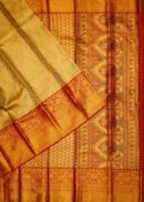 YELLOW - GOLDEN  TISSUE KANJIVARAM