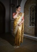GOLDEN TISSUE DESIGNER SAREE