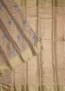 LIGHT GREY  TISSUE KANJIVARAM SAREE