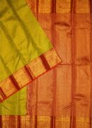 BRIGHT GREEN TISSUE KANJIVARAM SAREE