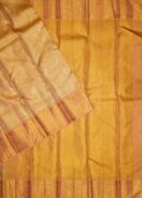 LIGHT IVORY GOLDEN TISSUE KANJIVARAM SAREE