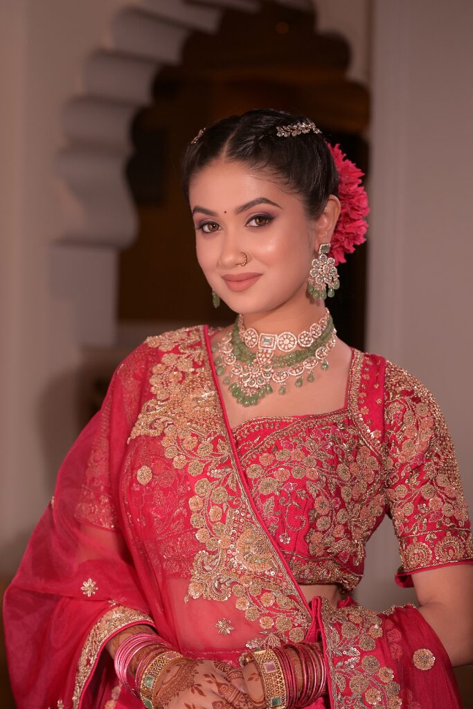 MAGENTA PINK BRIDAL LEHENGA