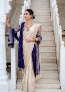 IVORY DESIGNER SILK SAREE