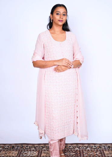 BABY PINK SUIT SET