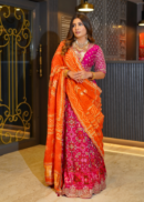 PINK PATOLA LEHENGA