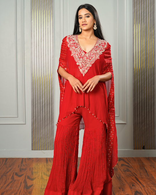 RED CO ORD SET