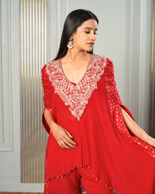 RED CO ORD SET