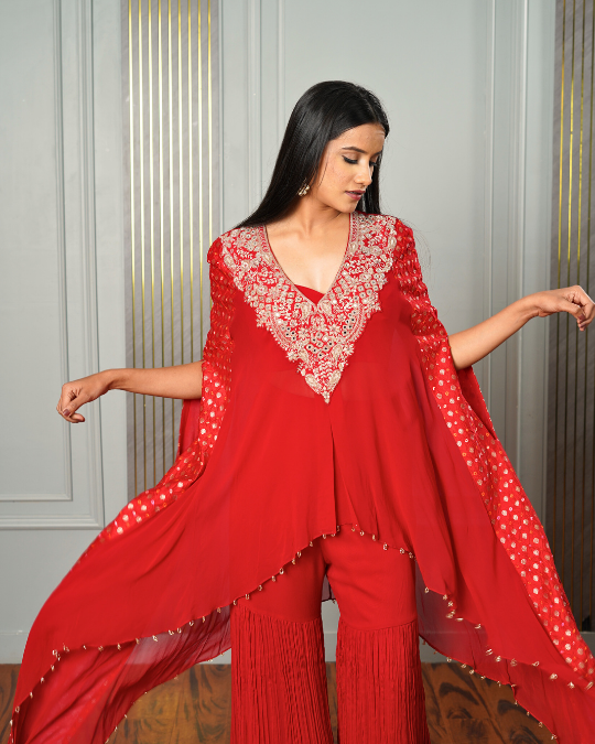 RED CO ORD SET