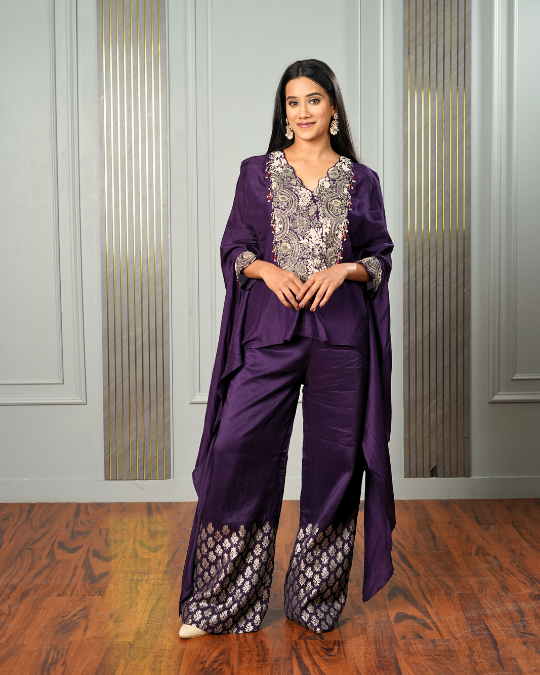 PURPLE CO ORD SET