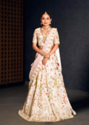 White bridal lehenga set