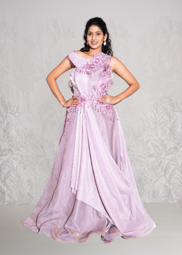 LAVENDER BRIDAL GOWN