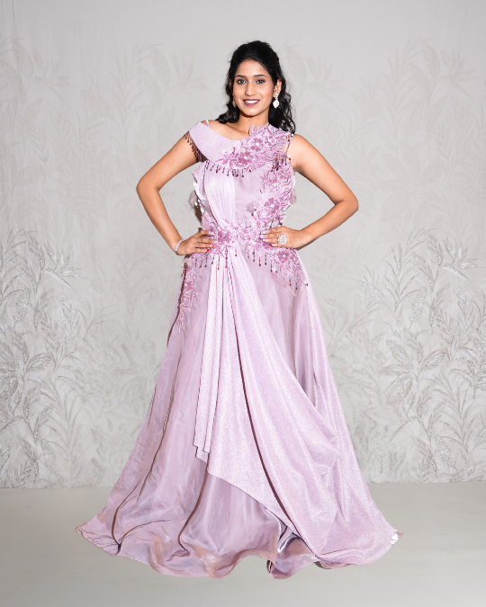 LAVENDER BRIDAL GOWN