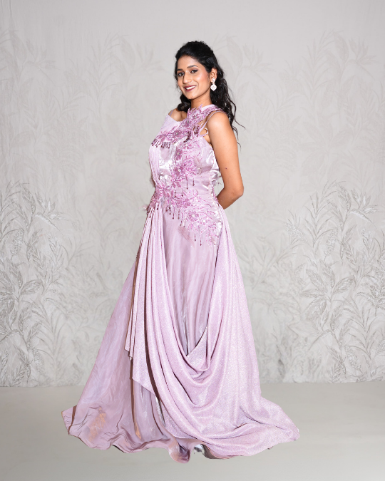 LAVENDER BRIDAL GOWN