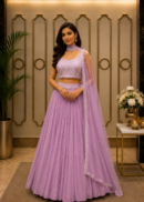 Lilac Lumière Lehenga